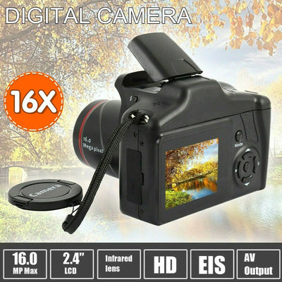 Digital Camera 3.0 Inch TFT LCD Screen 16X Zoom HD 16MP 1080P Anti-Shake Mic US