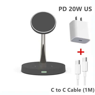 iPhone Magnetic Wireless Charger Station Dock