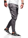 Men's Casual Joggers Pants Sweatpants Cargo Combat Loose Sport Workout Trousers