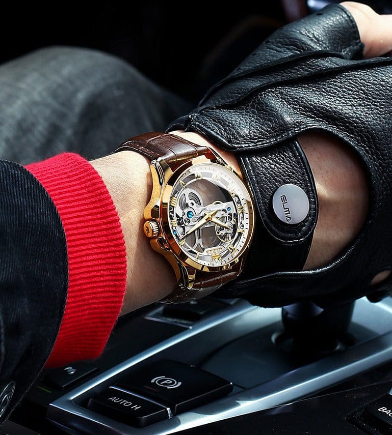 Samar Men Watches 2022 New Automatic Mechanical Wristwatch Skeleton Design