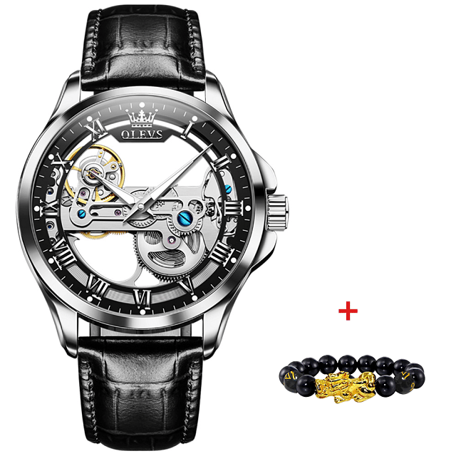 Samar Men Watches 2022 New Automatic Mechanical Wristwatch Skeleton Design